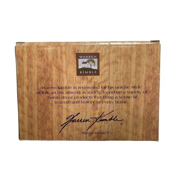 Warren Kimble Collection Folk Art Pig Photo Frame NIB - Picture 8 of 9